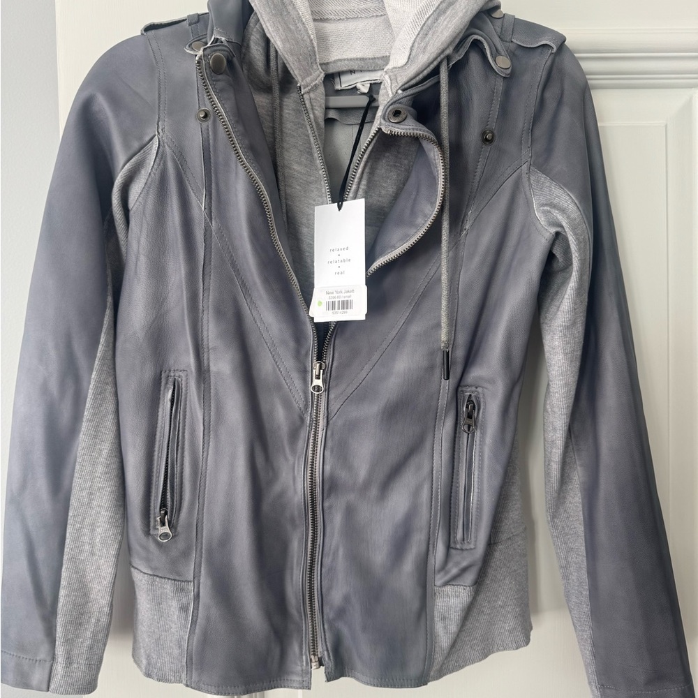 NWT Size S JKT NYC Mixed Media  Jacket